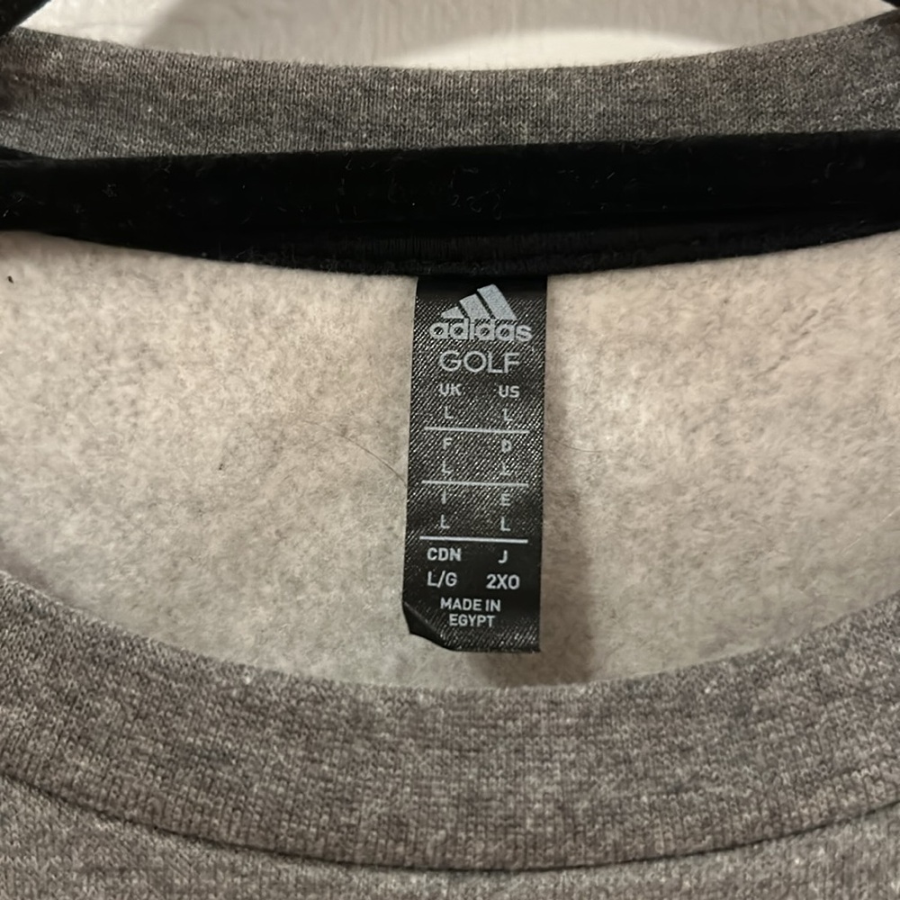 Adidas Men's Gray Sweater - Picture 3 of 3